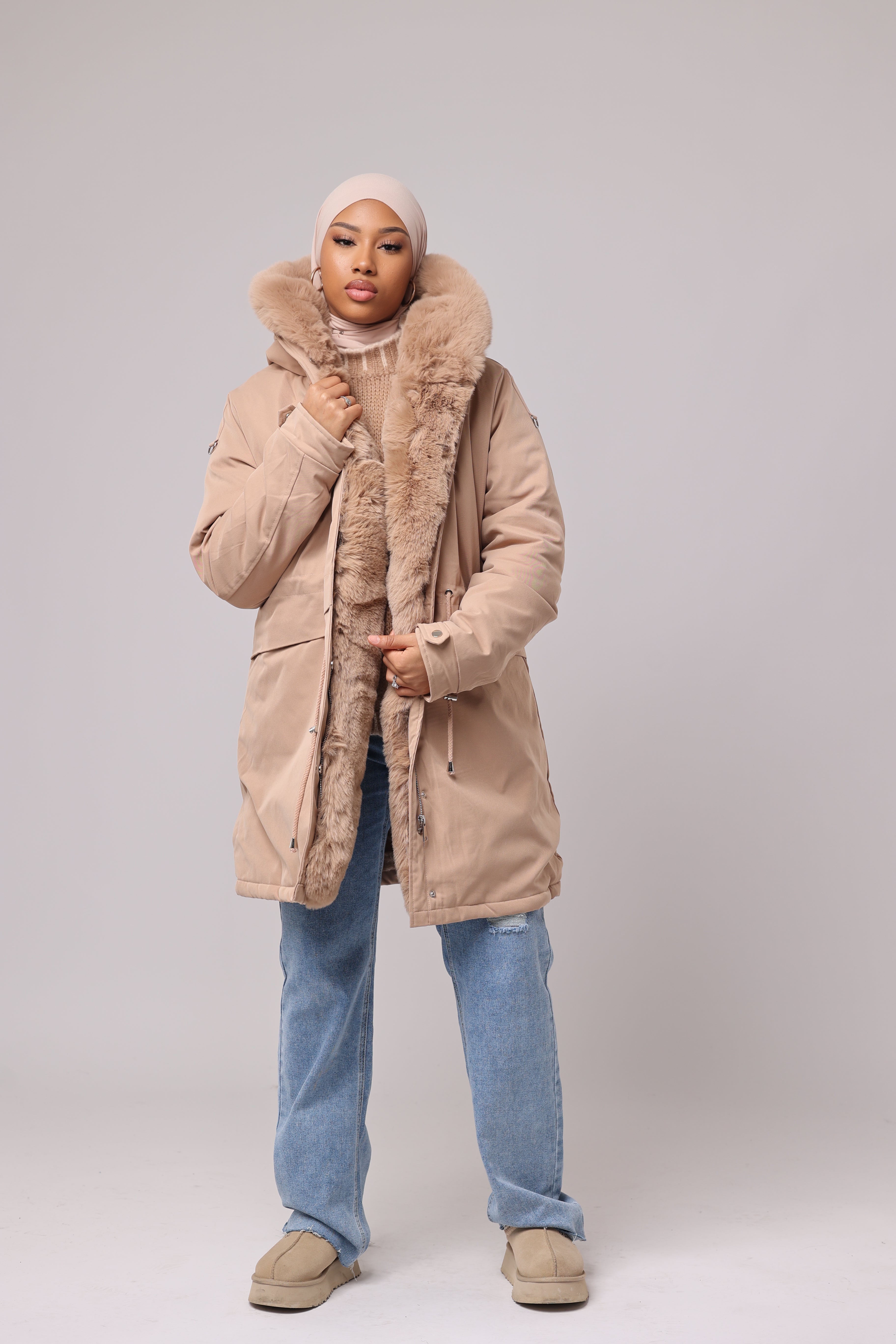 MANTEAU FOURRÉ