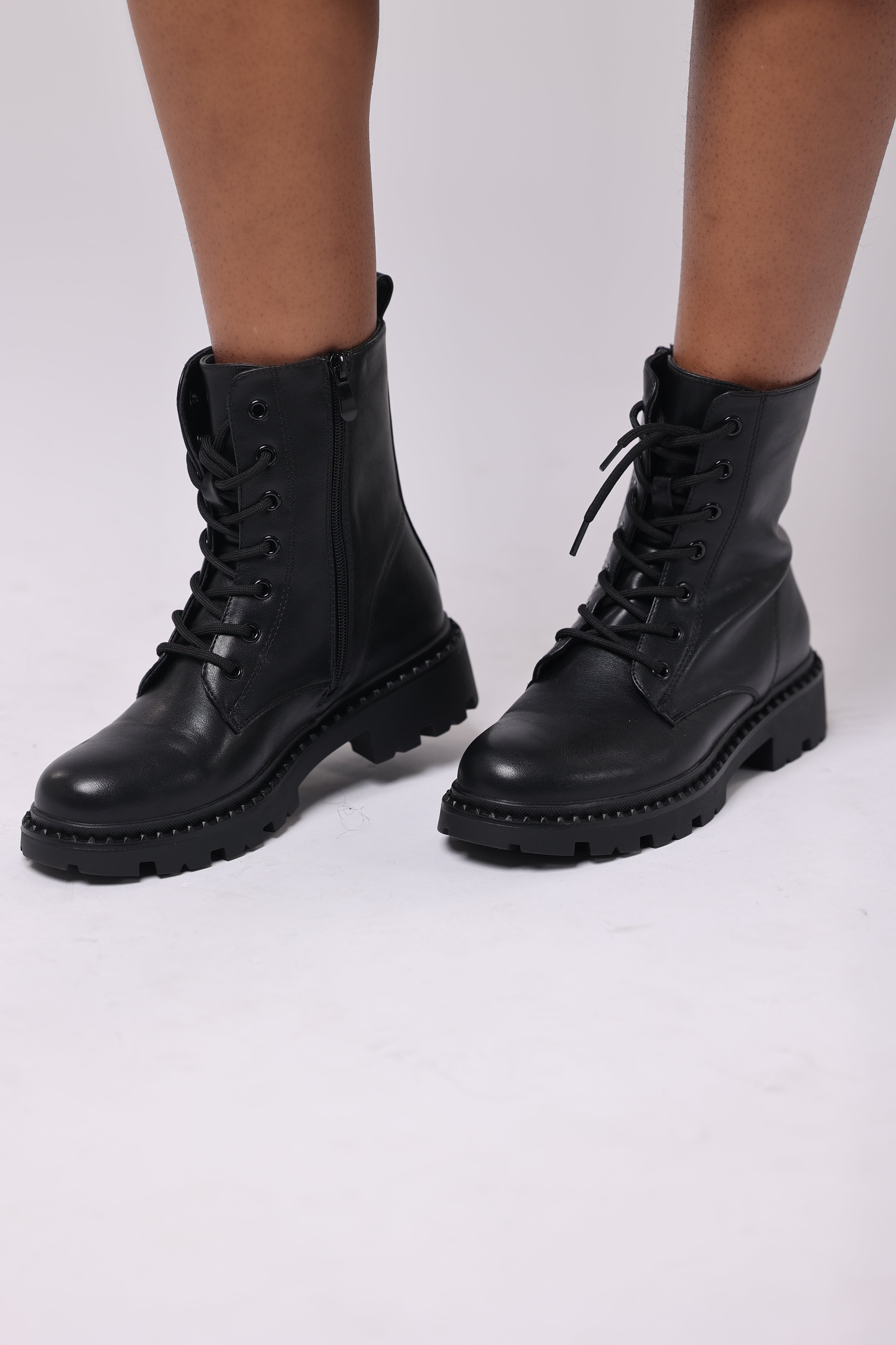 BOTTINES SIMILI CUIR