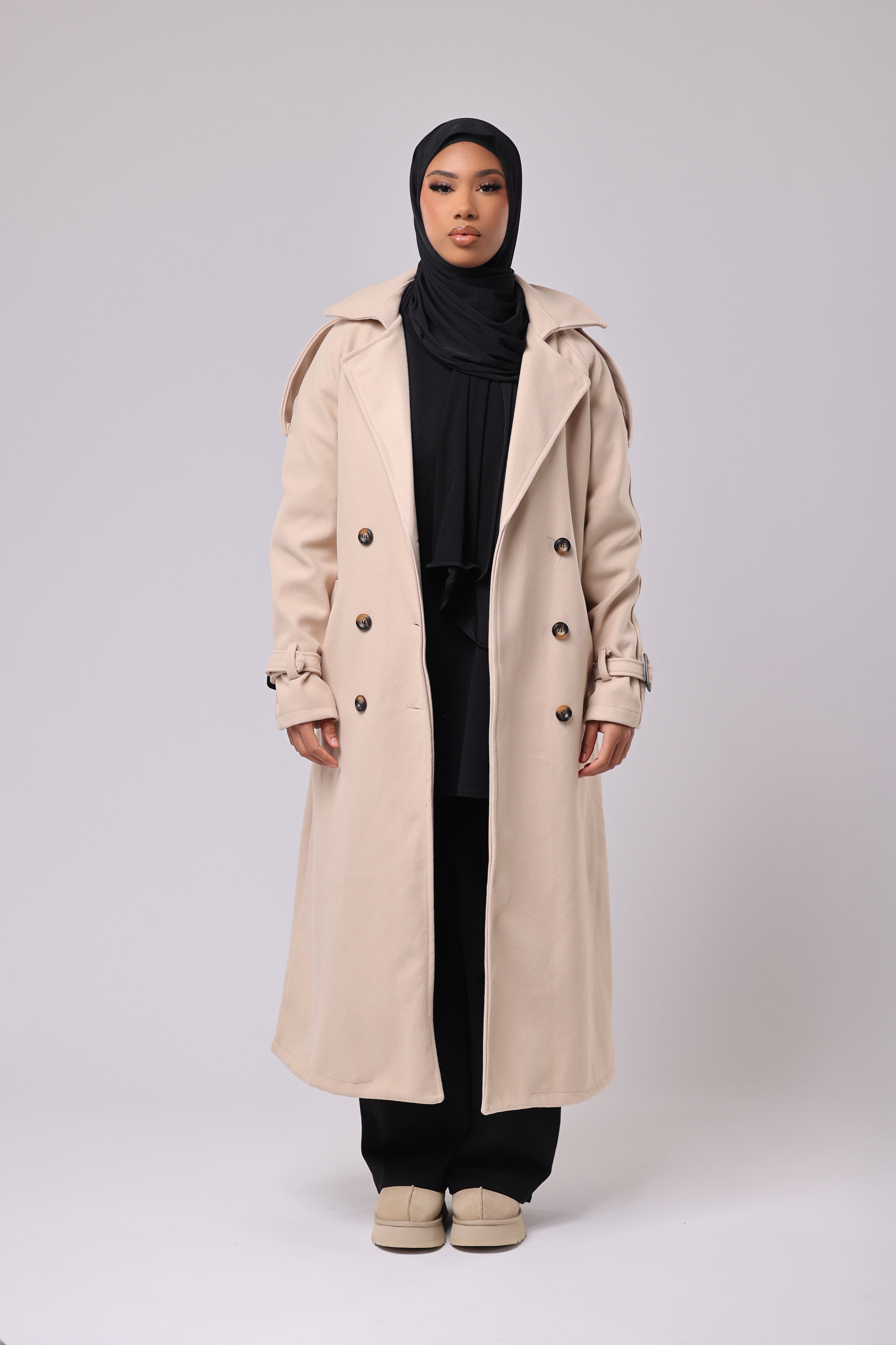 MANTEAU LONG BOUTONNÉE